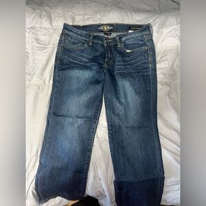 Lucky Brand Women's Medium Dark Blue Straight Leg Jeans